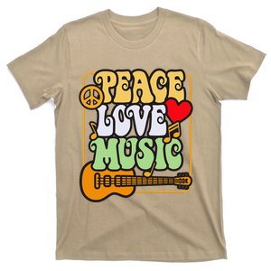 Peace Love Music Lover Festival Girl Boy T-Shirt