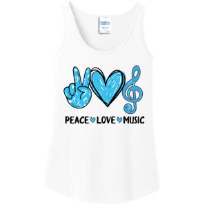 Peace Love Music Ladies Essential Tank