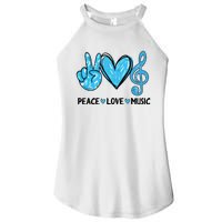 Peace Love Music Women's Perfect Tri Rocker Tank