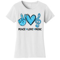 Peace Love Music Women's T-Shirt