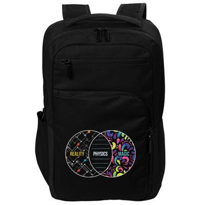Physics Like Magic But Real Funny Physics Word Game Impact Tech Backpack