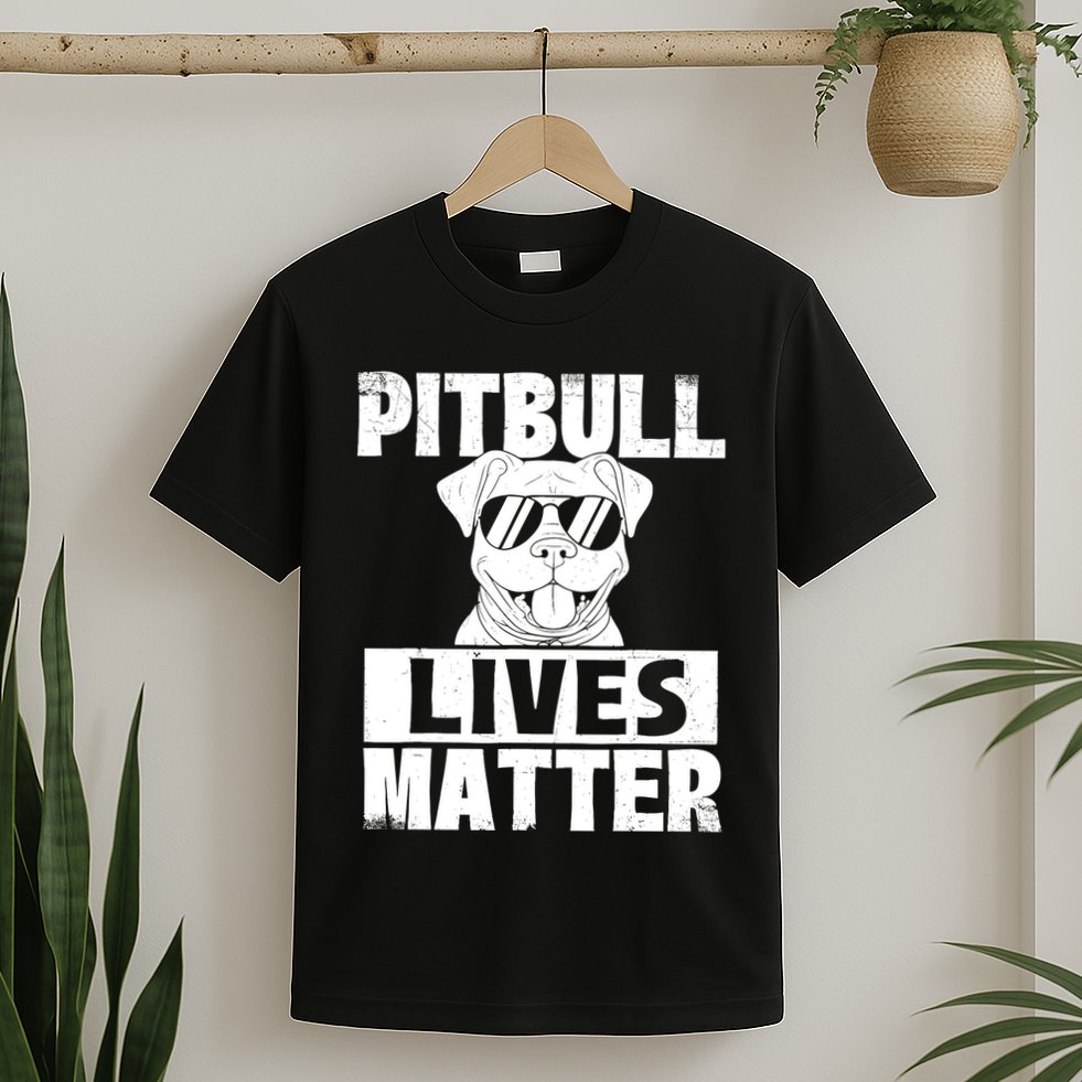 Pitbull Lives Matter Pittie Lover Dog Lover Pet Owner T-Shirt