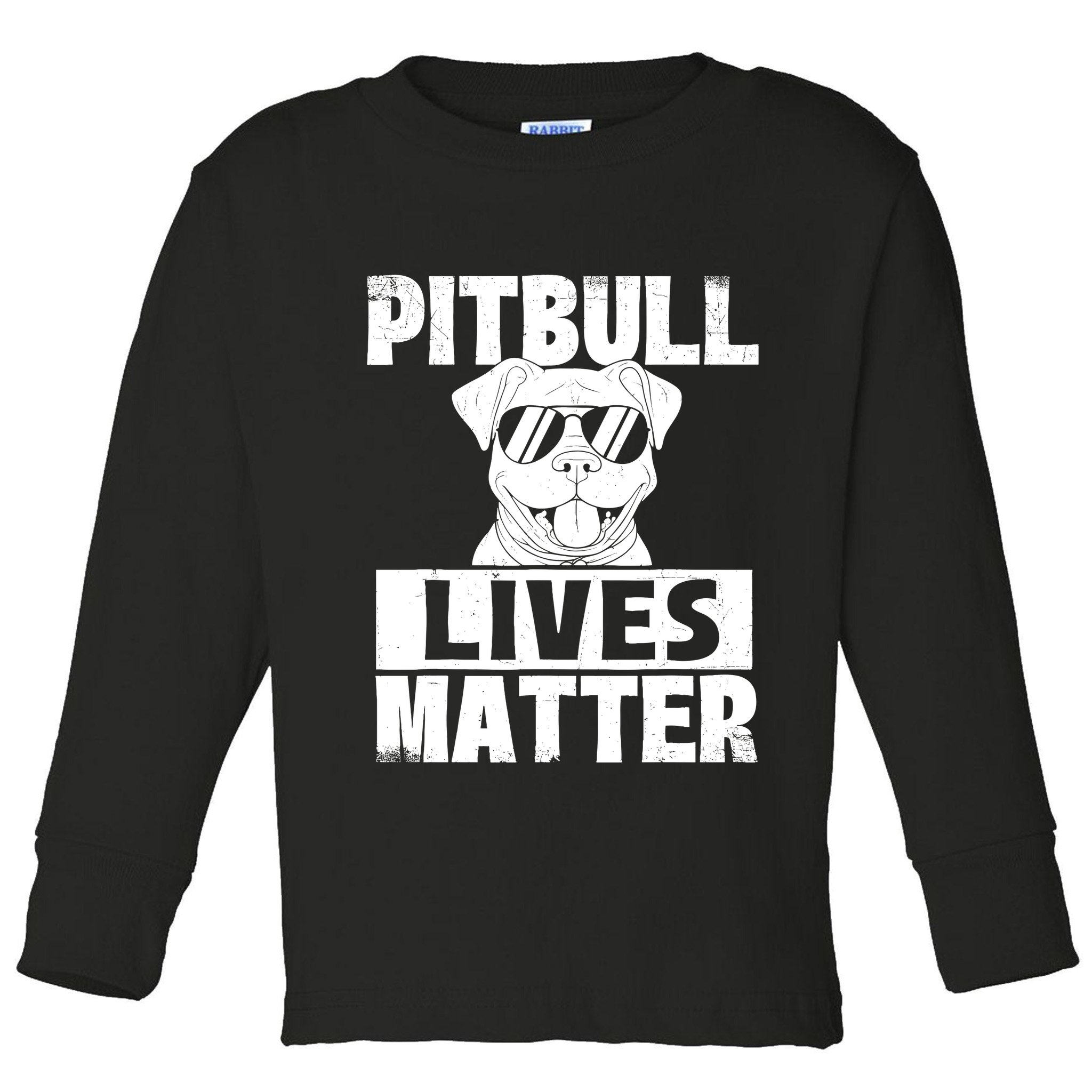 Pitbull Lives Matter Pittie Lover Dog Lover Pet Owner Toddler Long Sleeve Shirt