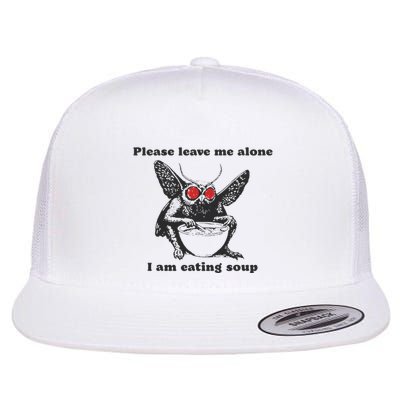 Please Leave Me Alone I Am Eating Soup Flat Bill Trucker Hat