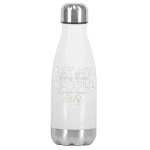 Passover Let My People Go Bring Them Home Now Stainless Steel Insulated Water Bottle