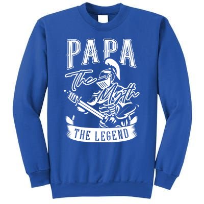 Papa Legend Myth Hero Father Dad Daddy Poppa Stepdad Grandpa Gift Sweatshirt