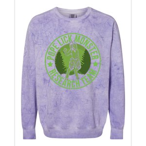 Pope Lick Monster Hide & Seek Research Team Champion Cryptid Colorblast Crewneck Sweatshirt