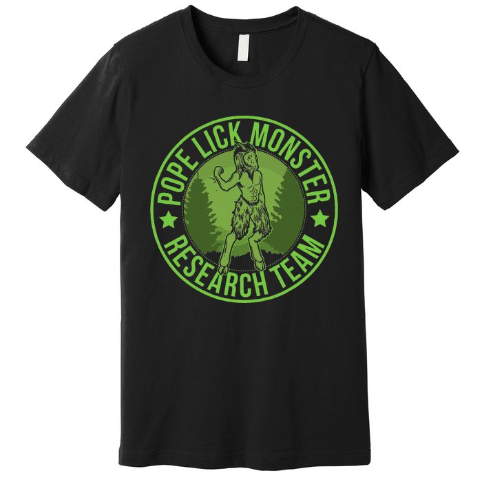 Pope Lick Monster Hide & Seek Research Team Champion Cryptid Premium T-Shirt