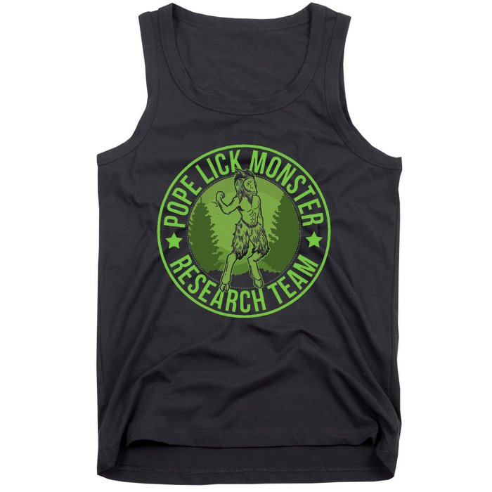 Pope Lick Monster Hide & Seek Research Team Champion Cryptid Tank Top