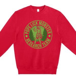 Pope Lick Monster Hide & Seek Research Team Champion Cryptid Premium Crewneck Sweatshirt