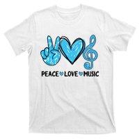 Peace Love Music Musica Note Cute Music Lovers Gifts T-Shirt