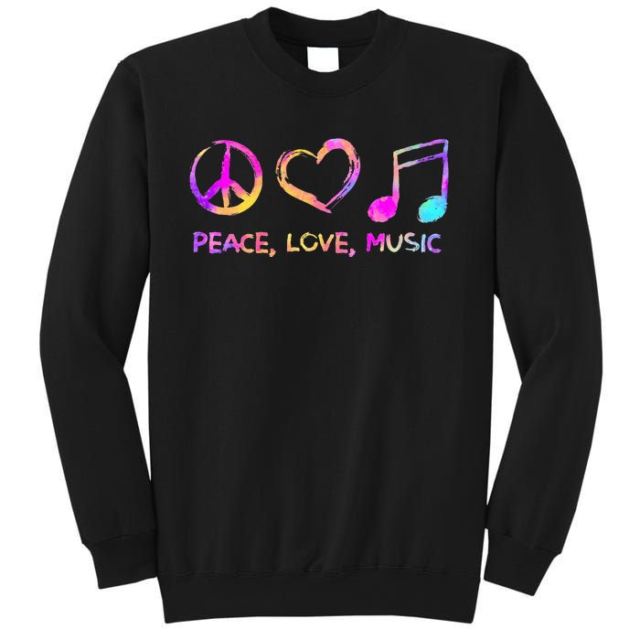 Peace Love Music Hippie Sweatshirt