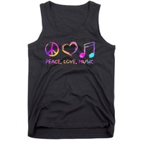 Peace Love Music Hippie Tank Top