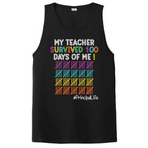 Principal Life My Teacher Survived 100 Days Of Me Gift PosiCharge Competitor Tank