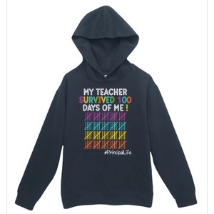 Principal Life My Teacher Survived 100 Days Of Me Gift Urban Pullover Hoodie