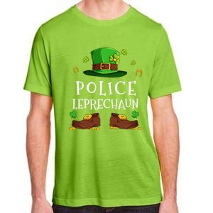 Police Leprechaun Matching Family Group St Patricks Gift Adult ChromaSoft Performance T-Shirt