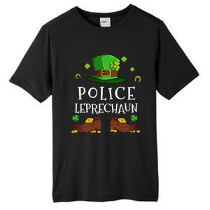 Police Leprechaun Matching Family Group St Patricks Gift Tall Fusion ChromaSoft Performance T-Shirt