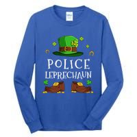 Police Leprechaun Matching Family Group St Patricks Gift Tall Long Sleeve T-Shirt