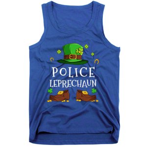 Police Leprechaun Matching Family Group St Patricks Gift Tank Top