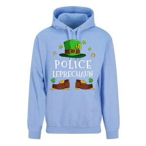 Police Leprechaun Matching Family Group St Patricks Gift Unisex Surf Hoodie