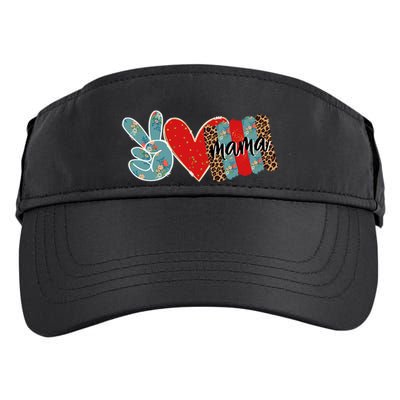 Peace Love Mama Happy Mothers Day Gift Adult Drive Performance Visor