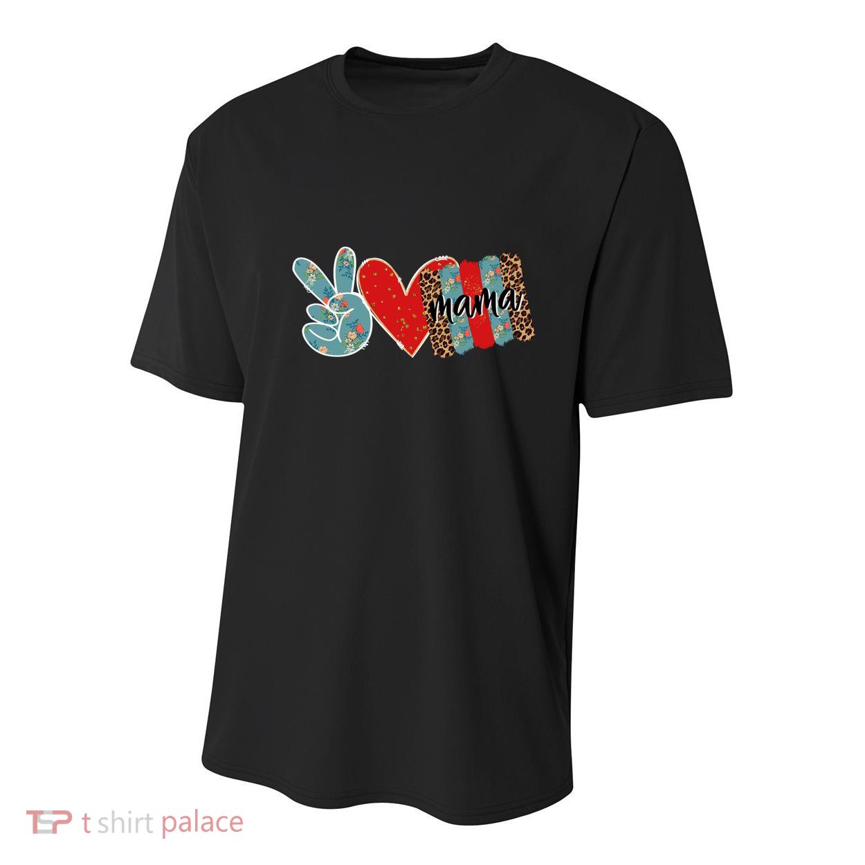 Peace Love Mama Happy Mothers Day Gift Youth Performance Sprint T-Shirt