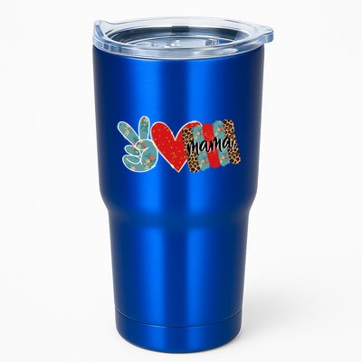Peace Love Mama Happy Mothers Day Gift Tumbler