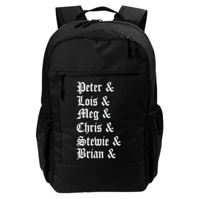 Peter Lois Meg Chris Stewie Brian Daily Commute Backpack