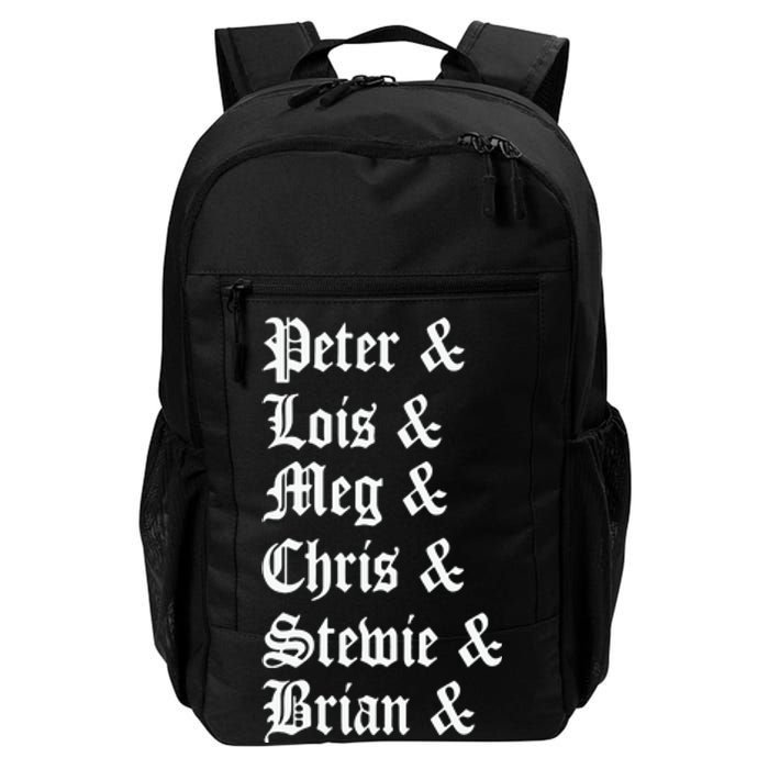 Peter Lois Meg Chris Stewie Brian Daily Commute Backpack