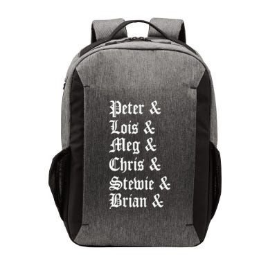 Peter Lois Meg Chris Stewie Brian Vector Backpack