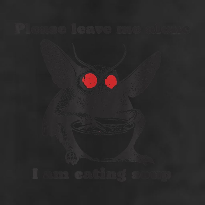 Please Leave Me Alone I Am Eating Soup 7 Panel Mesh Trucker Snapback Hat