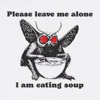 Please Leave Me Alone I Am Eating Soup Garment-Dyed Sweatshirt