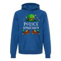 Police Leprechaun Matching Family Group St Patricks Great Gift Premium Hoodie