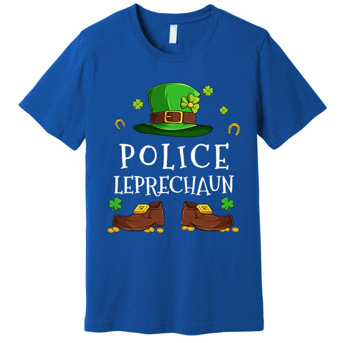 Police Leprechaun Matching Family Group St Patricks Great Gift Premium T-Shirt