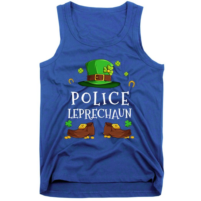 Police Leprechaun Matching Family Group St Patricks Great Gift Tank Top