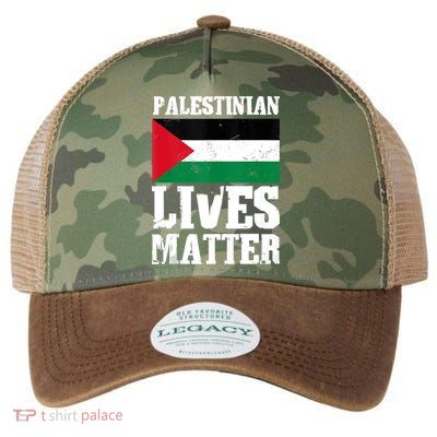 Palestinian Lives Matter Freedom Peace Palestine Flag Legacy Tie Dye Trucker Hat