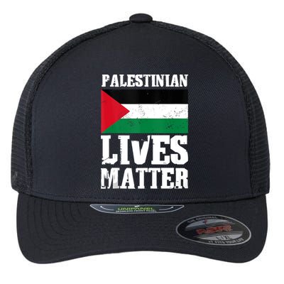 Palestinian Lives Matter Freedom Peace Palestine Flag Flexfit Unipanel Trucker Cap