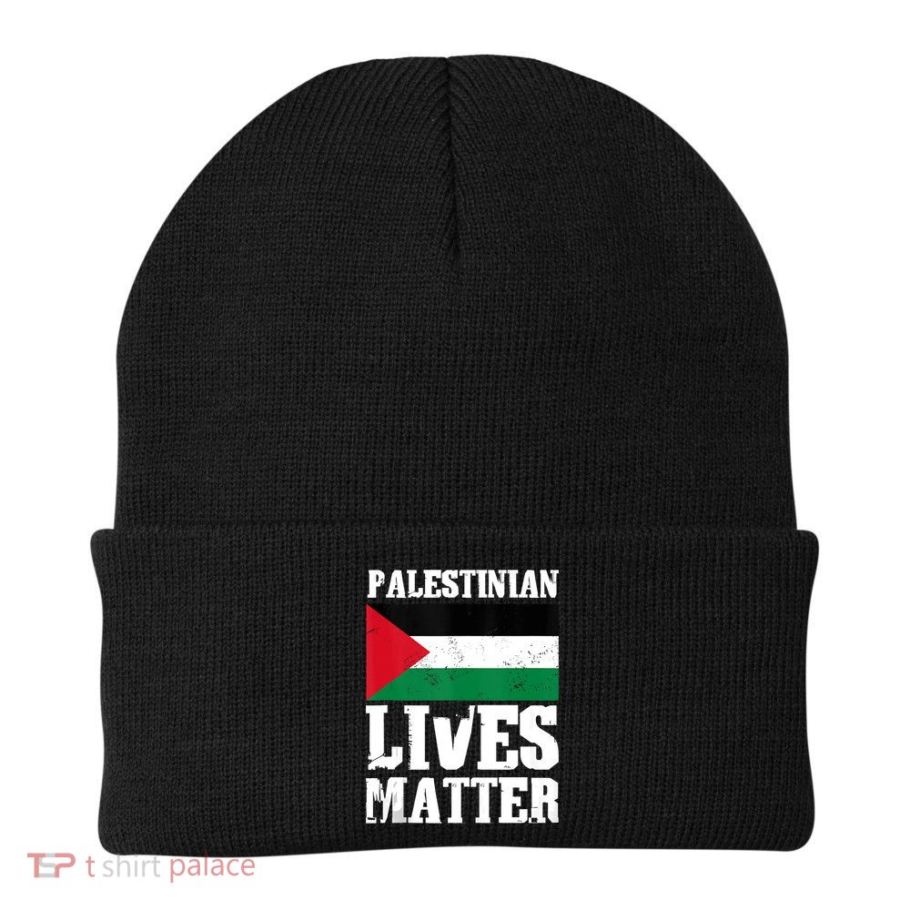 Palestinian Lives Matter Freedom Peace Palestine Flag Beanie