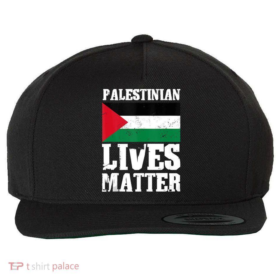 Palestinian Lives Matter Freedom Peace Palestine Flag Wool Snapback Cap