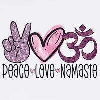 Peace Love Namaste OM Sign Mandala Hippie Yoga Lover Gift Hat