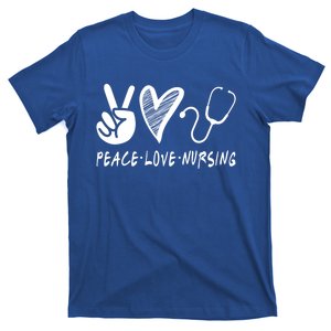 Peace Love Nursing Nurse Gift T-Shirt