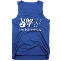 Peace Love Nursing Nurse Gift Tank Top