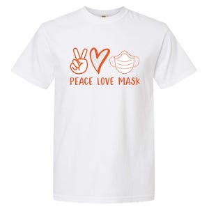 Peace Love Nursing Nurse Cute Gift Garment-Dyed Heavyweight T-Shirt