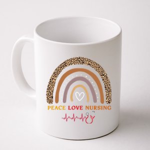 Peace Love Nursing Nurse Life Meaningful Gift Coffee Mug