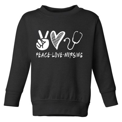 Peace Love Nursing Toddler Sweatshirt