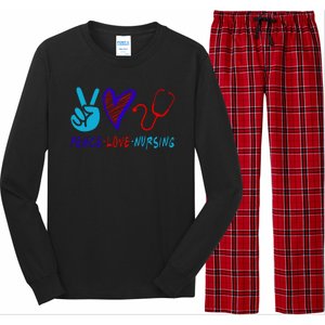 Peace Love Nursing Long Sleeve Pajama Set