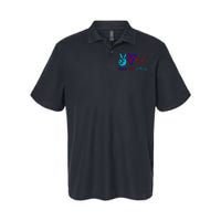 Peace Love Nursing Softstyle Adult Sport Polo