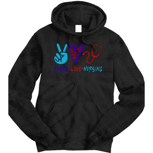 Peace Love Nursing Tie Dye Hoodie