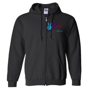 Peace Love Nursing Full Zip Hoodie