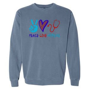 Peace Love Nursing Garment-Dyed Sweatshirt